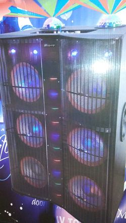 📢Bluetooth speaker sd card slot usb flash drive fm radio microphone included for karaoke🎶