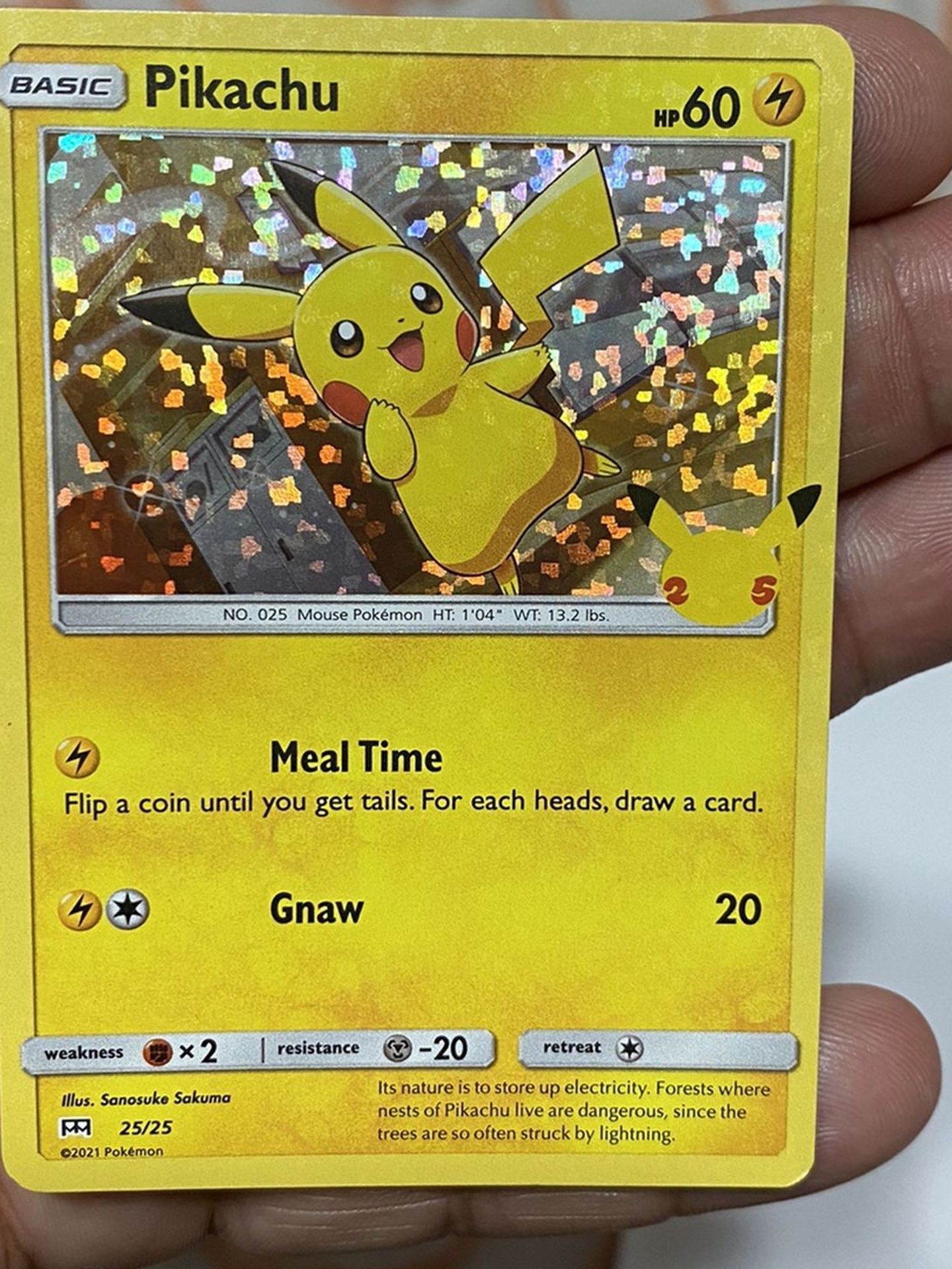 Pokémon Pikachu Rare McDonald’s Pokémon Cards