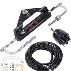 150HP Hydraulic Outboard Steering Kit Boat Marine System