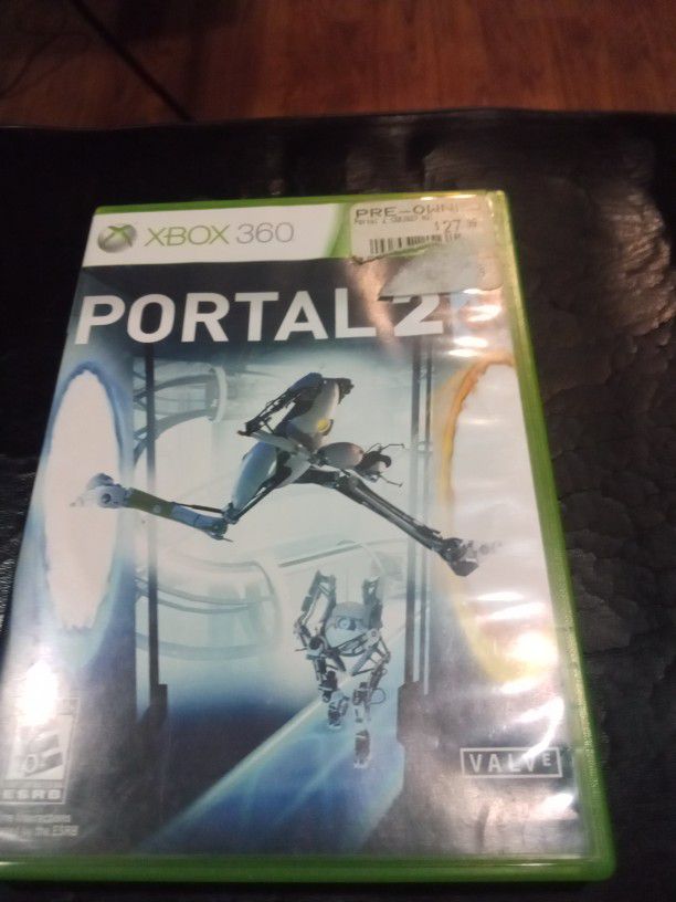 PORTAL 2 XBOX SERIES X AND XBOX ONE BACKWARDS COMPATIBLE XBOX 360 GAME $15 FINAL PRICE 