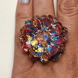 Handmade one Of A Kind Resin Ring