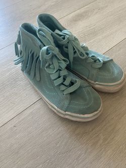 Girls High Top Vans Size 11.5