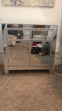 2 Mirrored Night Stands