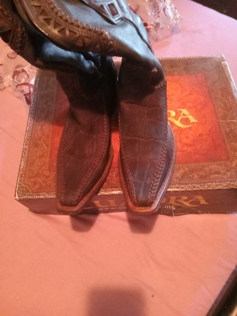 Botas Cuadra 8 1/2 Mexicano 9 1/2 Americano Piel de Elefante Color Cafe.,New Products : American Fashion Style Bags On Sale