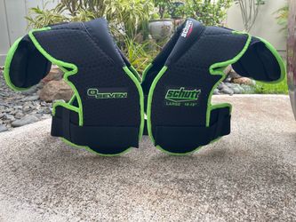 Football flag shoulder pads