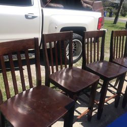 Wood Bar Chairs
