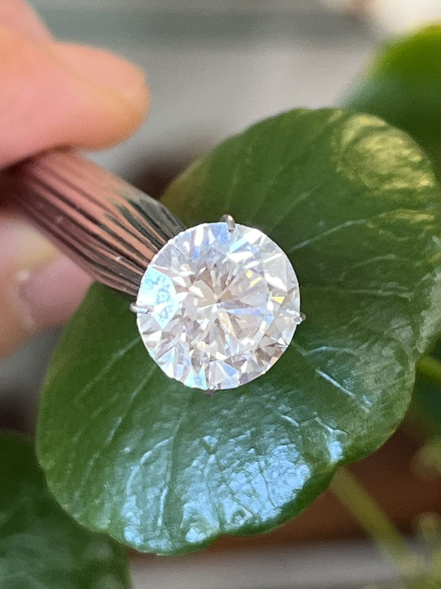 Lab Grown Diamond 4.03Ct F-VS1 Excellent