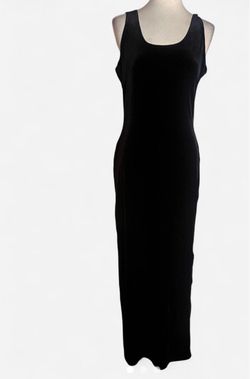 Black Sleeveless Maxi Dress