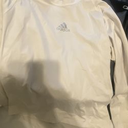 White Under Adidas Long Sleeve 