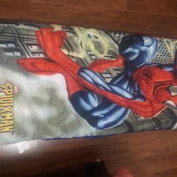 Sleeping Bag Of Spiderman With Bag