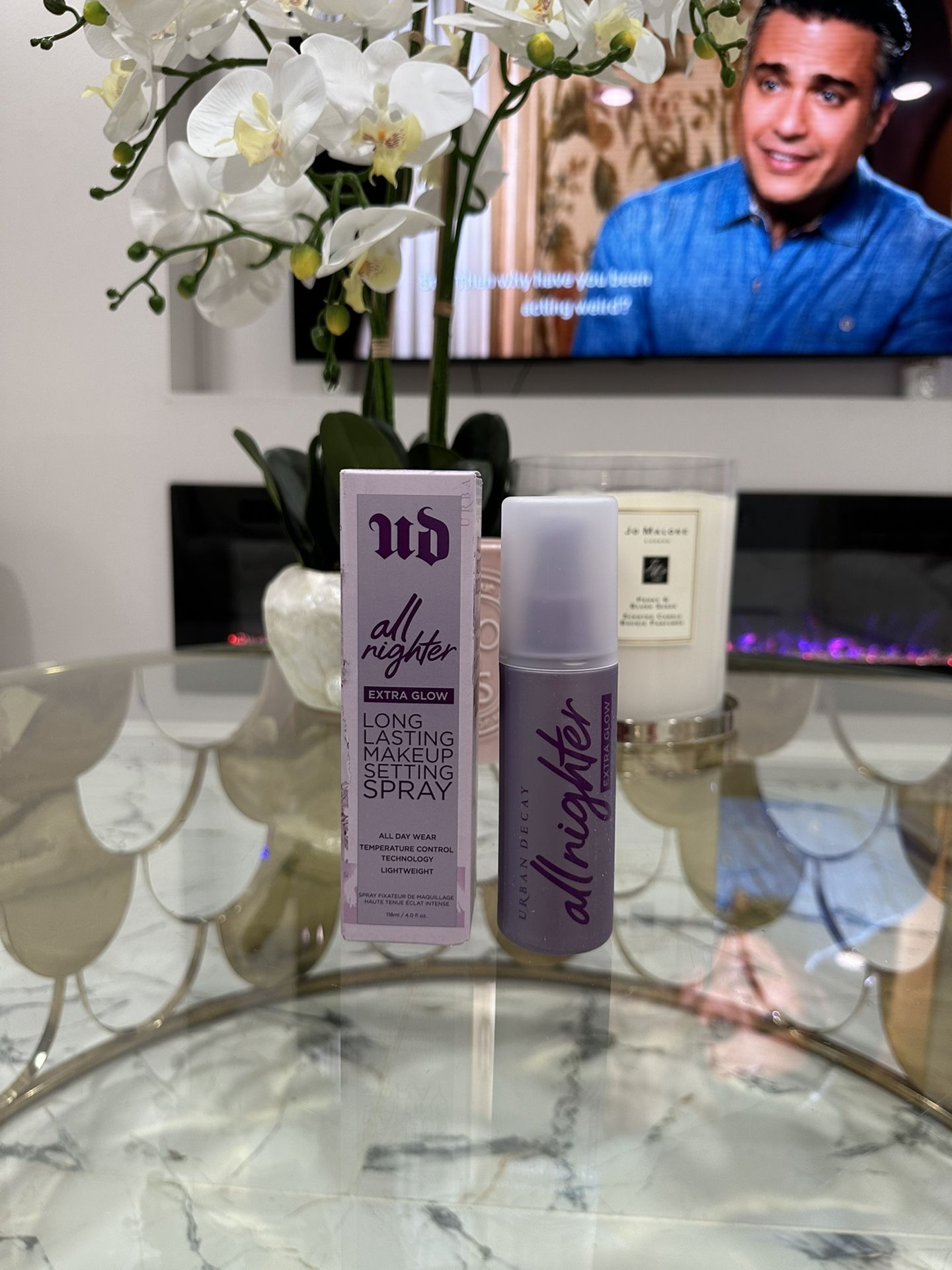 Urban Decay All Nighter Extra Glow Dewy Setting Spray💜