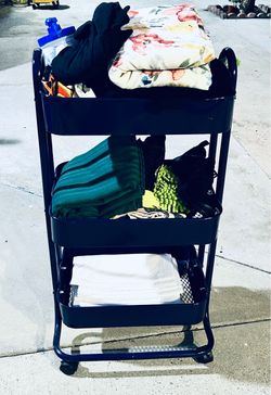 3 Tier Rolling Cart Organizer