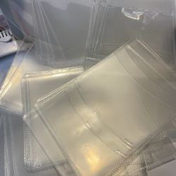 Clear Plastic Sleeves For DVD Or CDs Or Movies Total Of 63