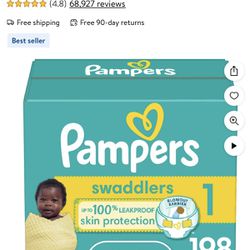 Pampers - Swaddlers - Size 1