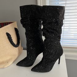 Jessica Simpson Lailee Black Boots 7.5
