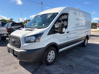 2018 Ford Transit Cargo Van White Medium Roof