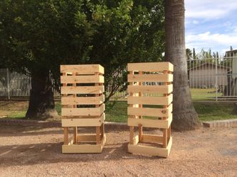 New Wooden Planter Boxes