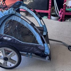 Double bike trailer