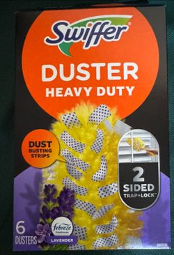 Swiffer Dusters Heavy Duty Multi-Surface Duster Refills for Cleaning, 6 Count