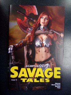 Giant Sized Savage Tales (One Shot) Cover C Ivy Cosplay Red Sonja Variant
