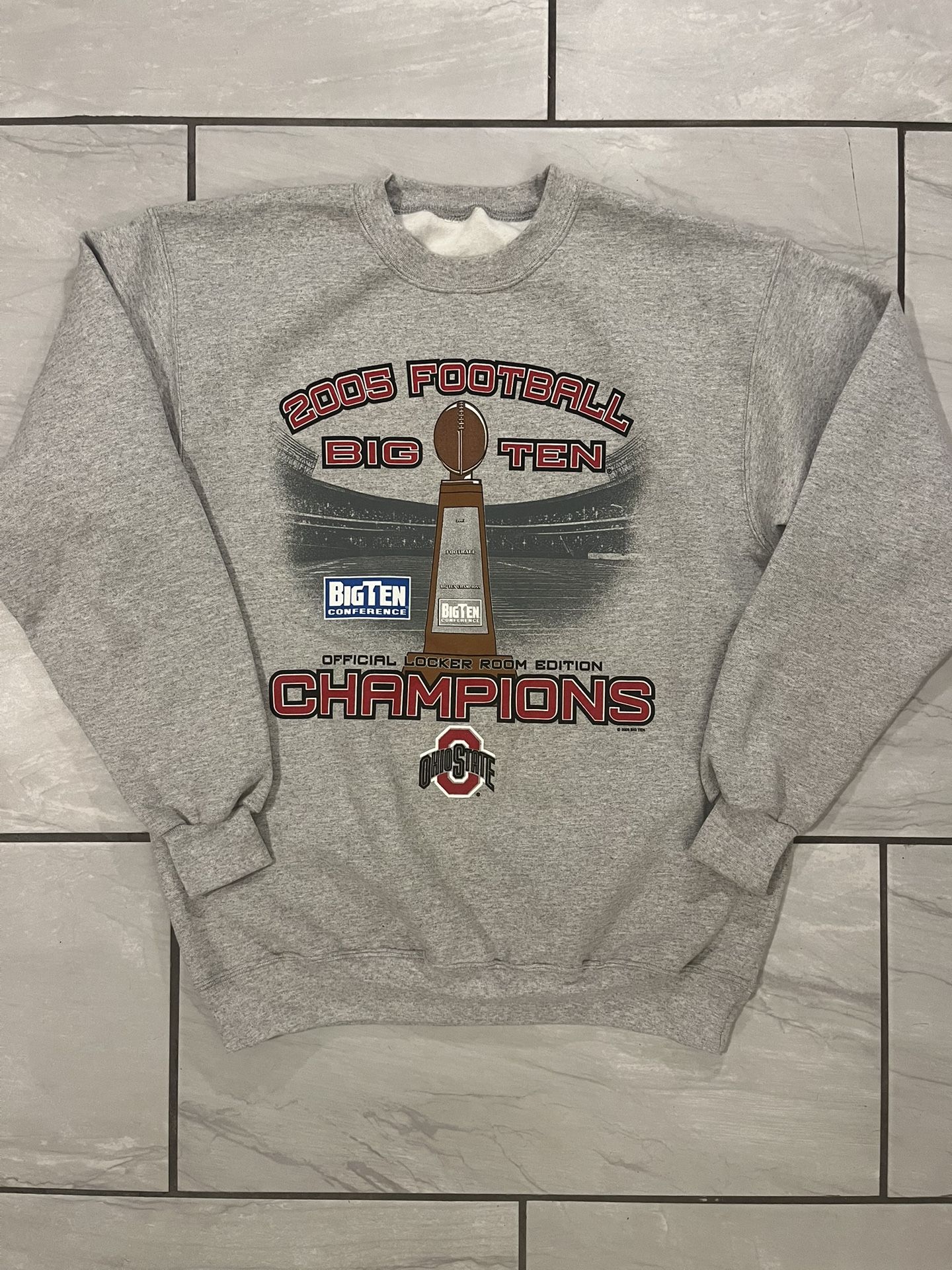 Vintage 2005 Ohio State Crewneck Sweater Men’s Large College Championship New