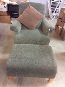 Chair and ottoman