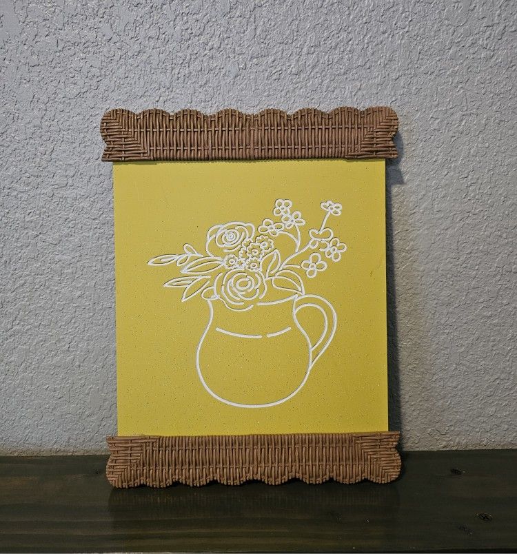 Wall Decor-flowers In Vase