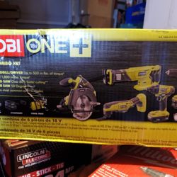 RYOBI 18V 6 PC. COMBO KIT $ 250 PRECIO FIRME 