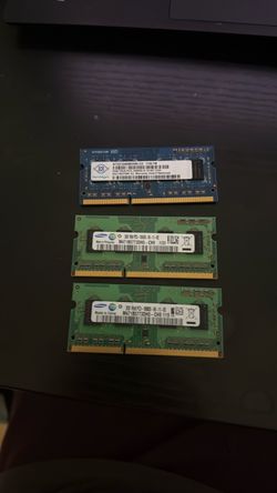 Three 2GB 10600s dram memory laptop