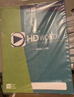 HD Work Students kit & Workbook - New 