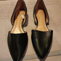 A New Day Black Pointy Toe Dress Shoes Size 7.5 Excellent Condition Only One