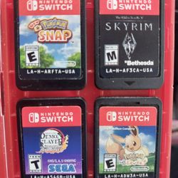 4 Nintendo Switch Games $40 Each
