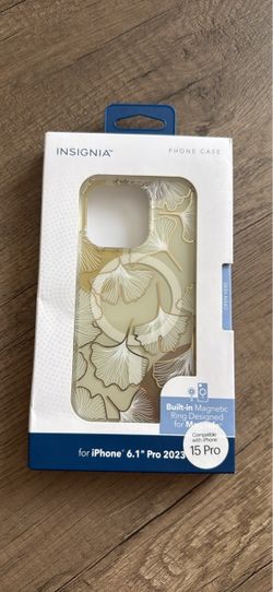 iPhone 15 Pro phone case Insignia with built-in magnetic ring for magsafe - Hard-shell case