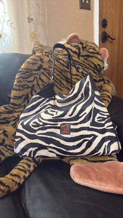 Dooney & Bourke zebra purse large