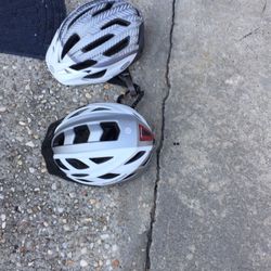 Two Bike Helmets One Schwinn And One Bell Both Nice 