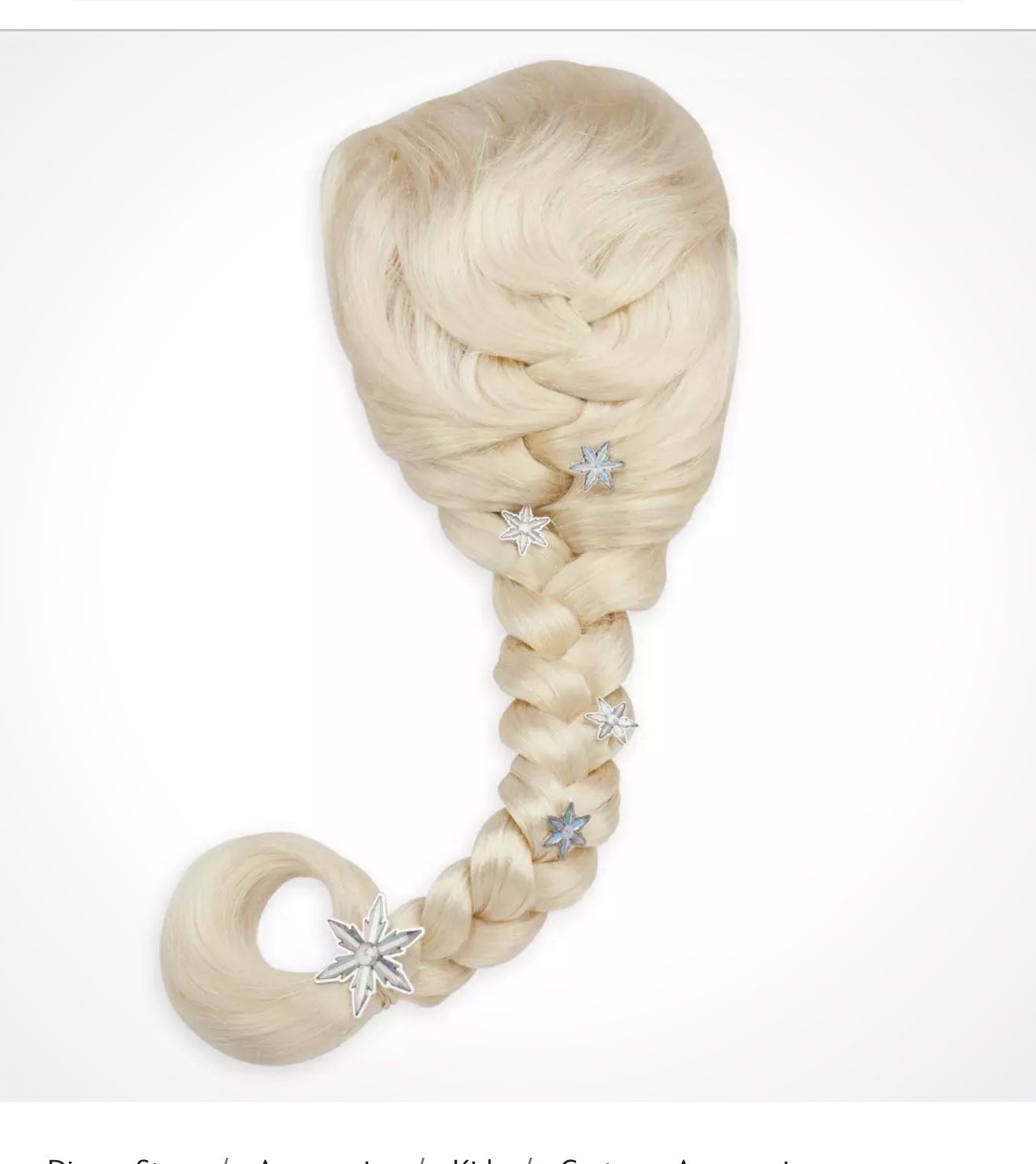 Elsa Costume Wig for Kids