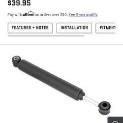 1(contact info removed) Jeep Wrangler Front Steering Damper