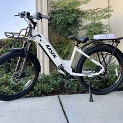 Kasen City 2.0 Electric Bike - Step Through - White, Grey, Blue, Red -  New | 500W | 64% OFF!