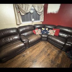 Leather Couch 