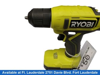 Ryobi Pcl201 Green Cordless Standard Drill