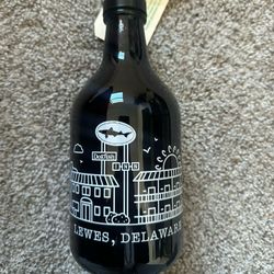 New dogfish head inn Growler RARE 32oz beer brown glass glassware Lewes Delaware