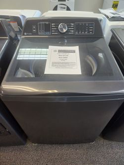 Profile 5.4 cu. ft. High-Efficiency Smart Top Load Washer in Diamond Gray with Quiet Wash Dynamic Balancing Technology