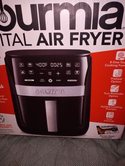 Gourmia DIGITAL AIR FRYER, NEW. IN BOX. NO RECEIPT,