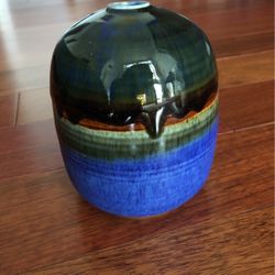 Beautiful Art Pottery Vase By Lily Schor
