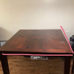 Wooden Table+6 Chairs