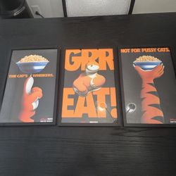 TONY THE TIGER POSTER FRAMED