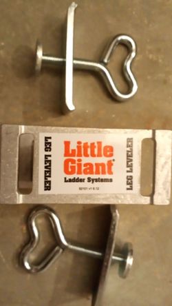 3 parts for Little giant leg leveler not sure how it works