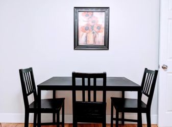 Desk with 3 chairs