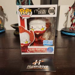 It: Welcome to Derry Pennywise Bloody Shelf Sitter Funko Pop! Vinyl Figure #1866