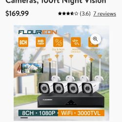 Floureon Sensitive Camera Surveillance System
